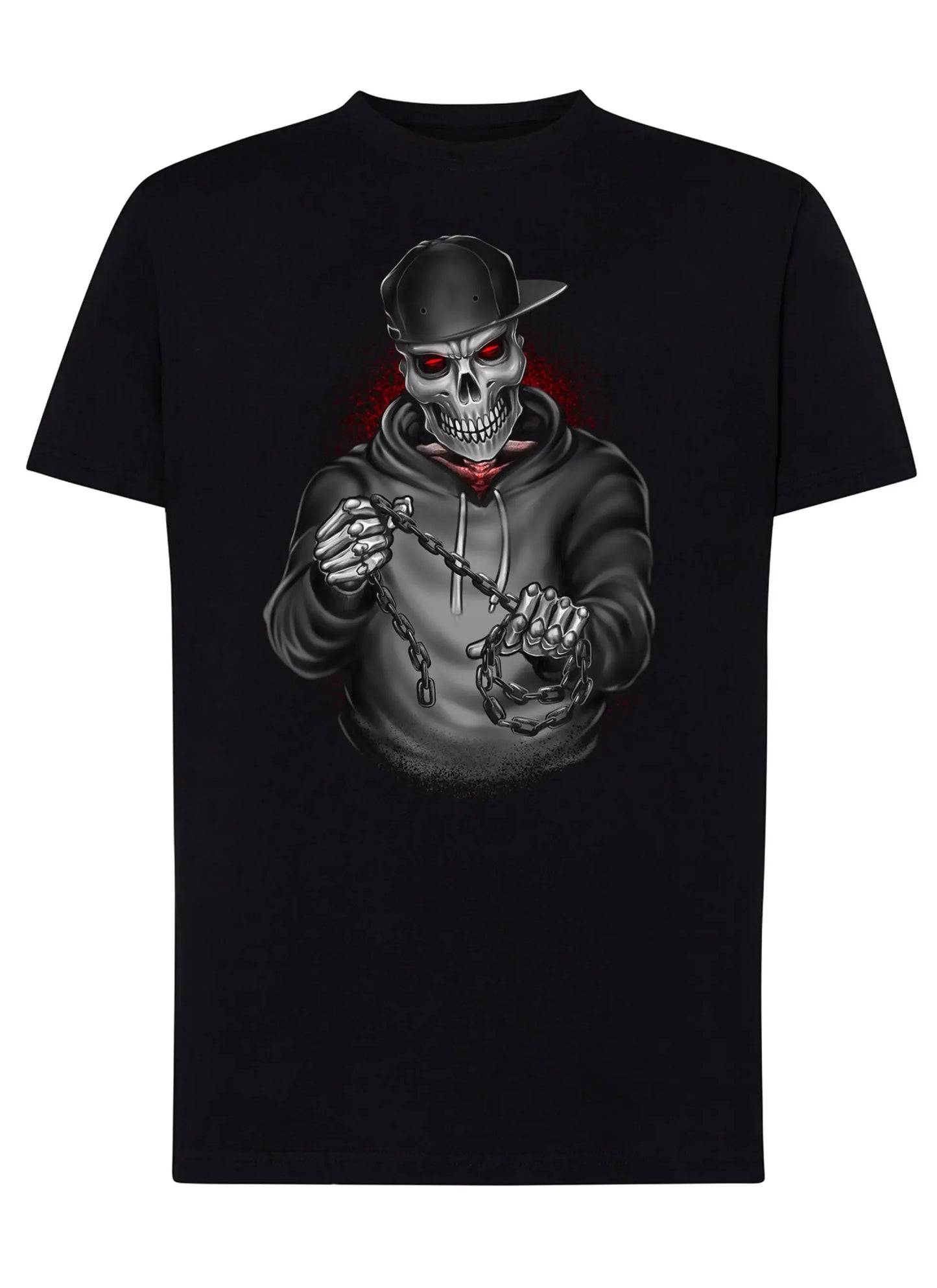Skull Boy Tattoo 9049 T-shirt Urban Men Uomo 100% Cotone Pettinato JK - STREET STYLE