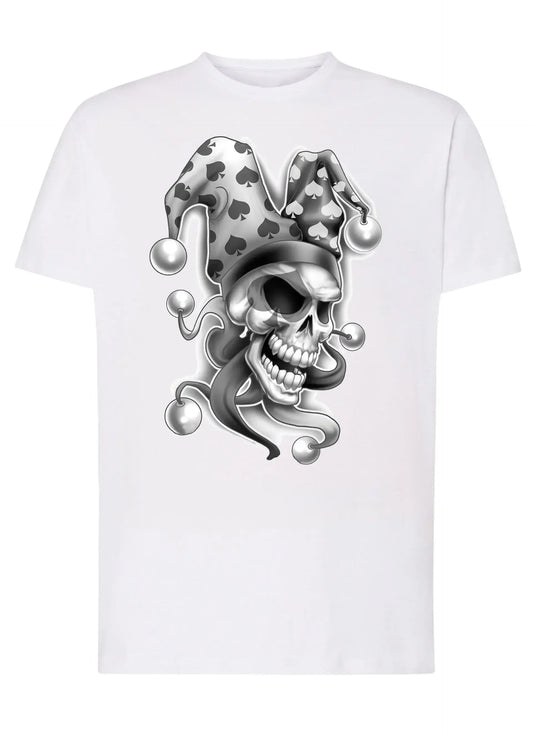 Skull Giolly Asso Tattoo 9004 T-shirt Urban Men Uomo 100% Cotone Pettinato JK - STREET STYLE