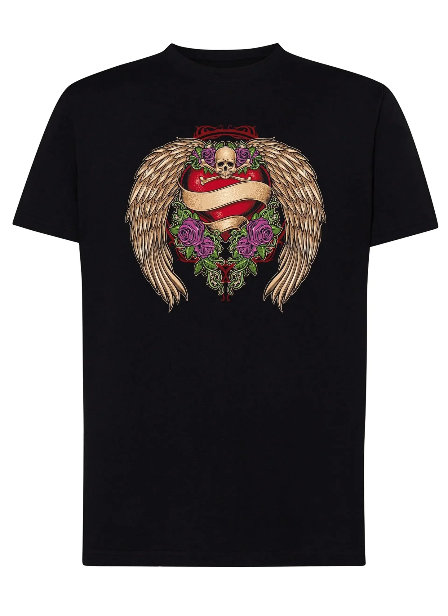 Steamp Punk Skull Tattoo 9054 T-shirt Urban Men Uomo 100% Cotone Pettinato JK - STREET STYLE