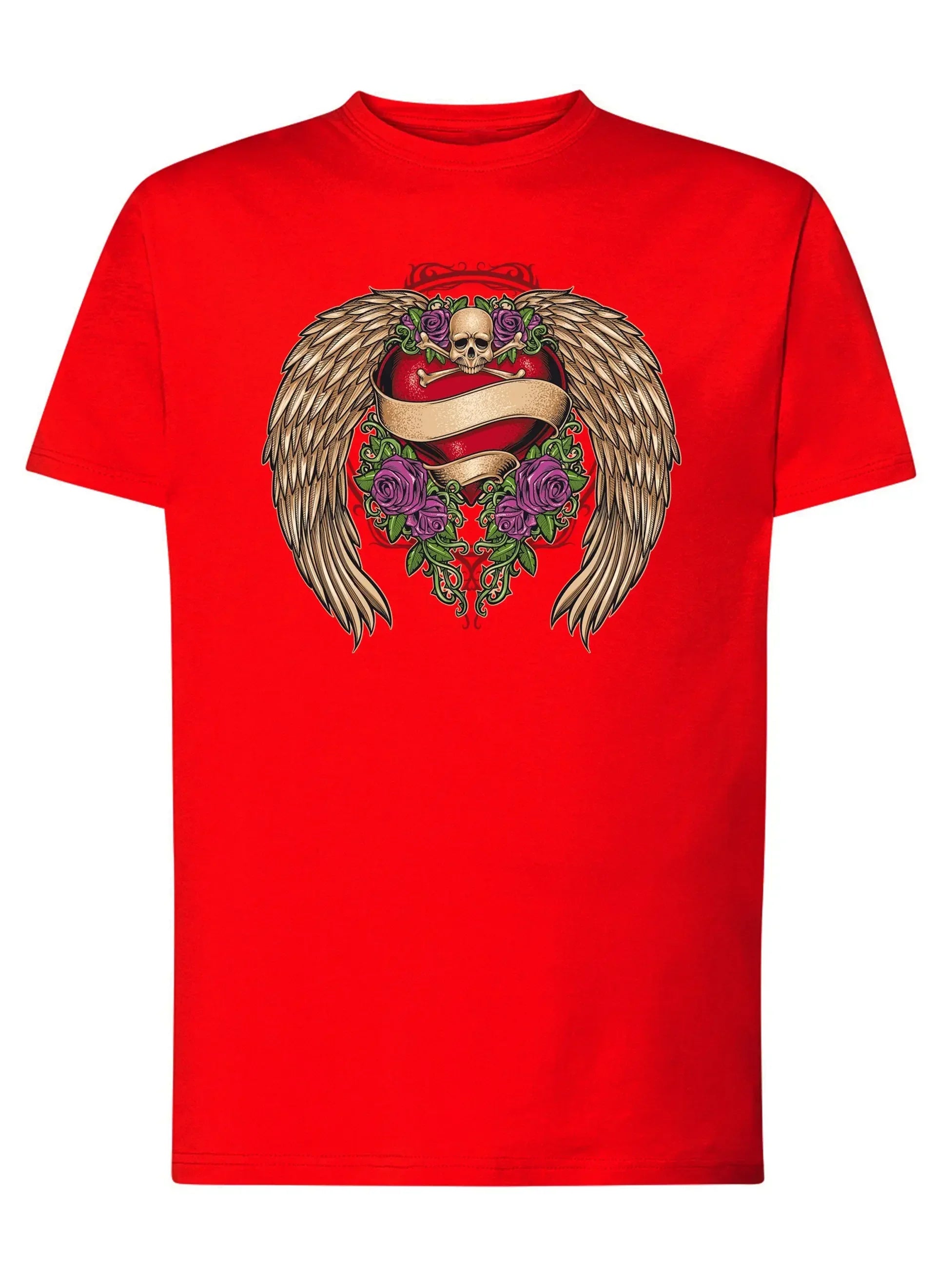 Steamp Punk Skull Tattoo 9054 T-shirt Urban Men Uomo 100% Cotone Pettinato JK - STREET STYLE