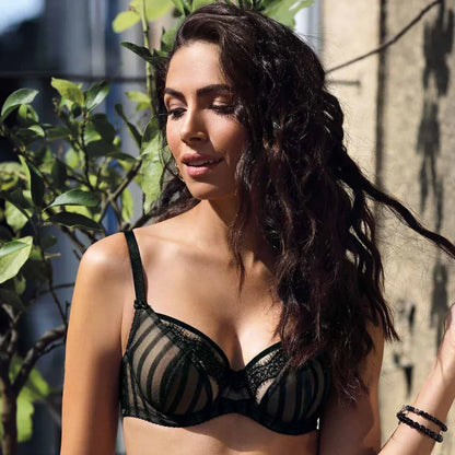 Sheer Soft Full Figure Underwire Bra Stefani - STREET STYLE