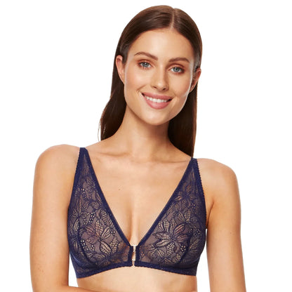 Sheer Lace Front Clasp Bralette Gorteks Tango - STREET STYLE