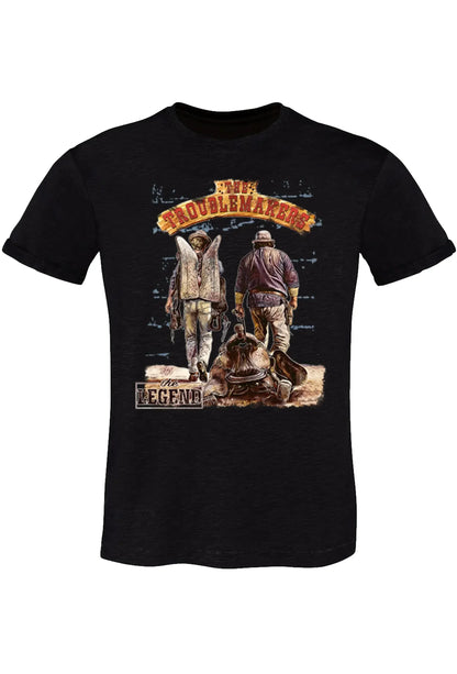 The Troublemakers Bud spencer e Terence hill 18-70-10-2 T-Shirt Urban Men Uomo 100% Cotone Fiammato BS - STREET STYLE