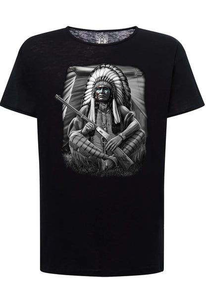 Tribe Tattoo Skull T-shirt Uomo - Urban Slub - STREET STYLE