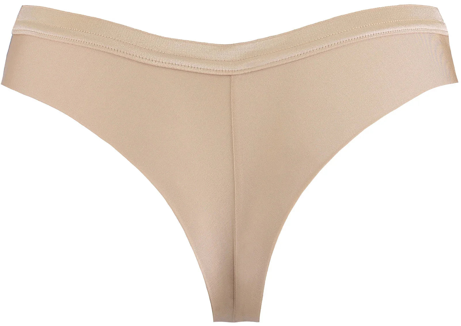 Soft Brazilian Thong Panty Axami Stripe Nude - STREET STYLE