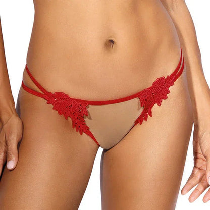 Sexy String Thong Axami Naughty in Nude Red - STREET STYLE