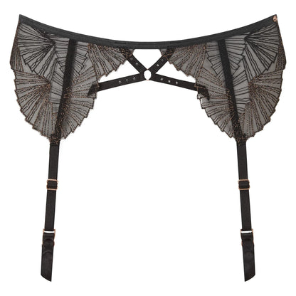 Gossard VIP Captivate Sheer Mesh Garter Belt - STREET STYLE