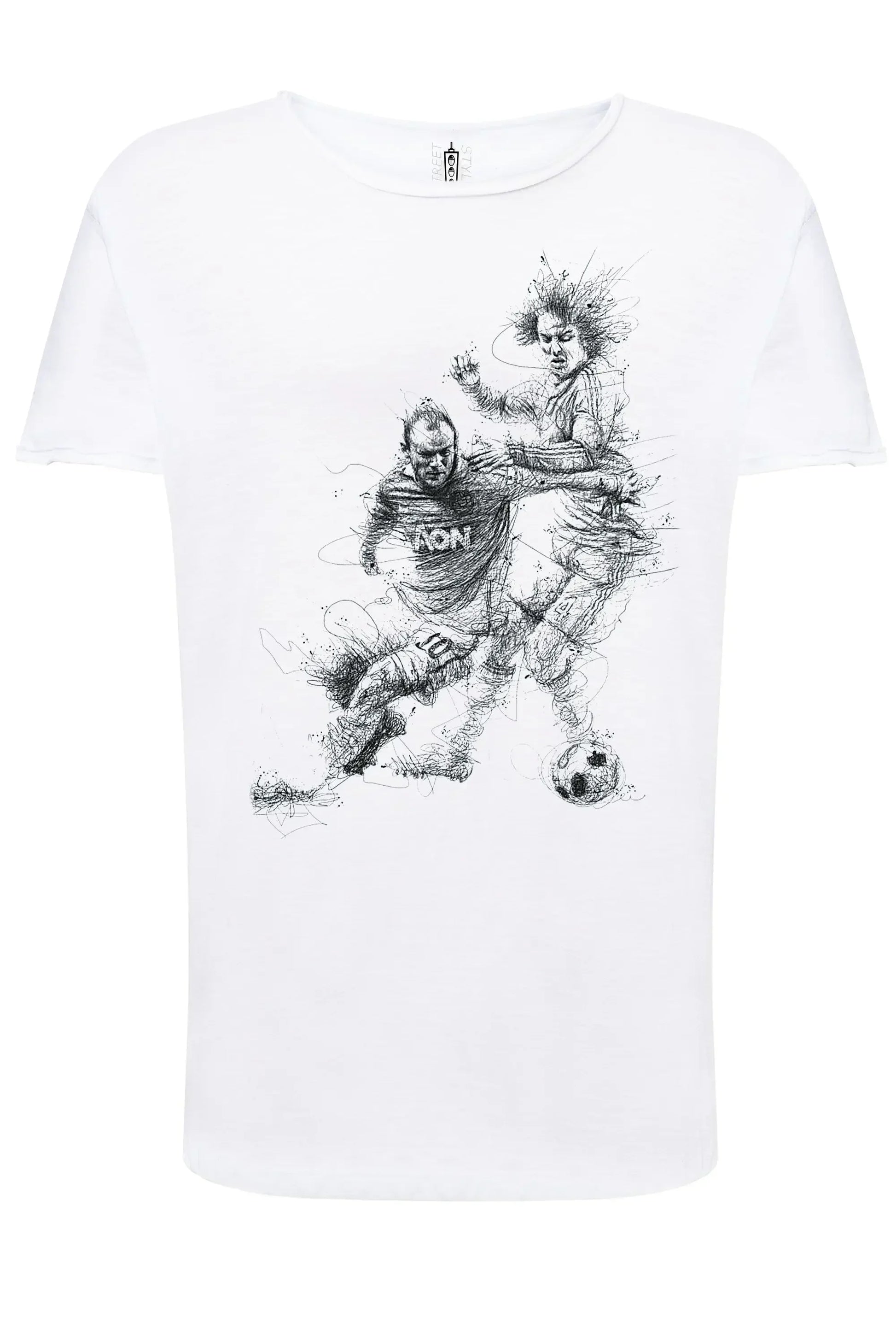 Zidan Color Artistico Stilizzato 18-63 T-shirt Urban Slub Men Uomo 100% Cotone Fiammato JK - STREET STYLE