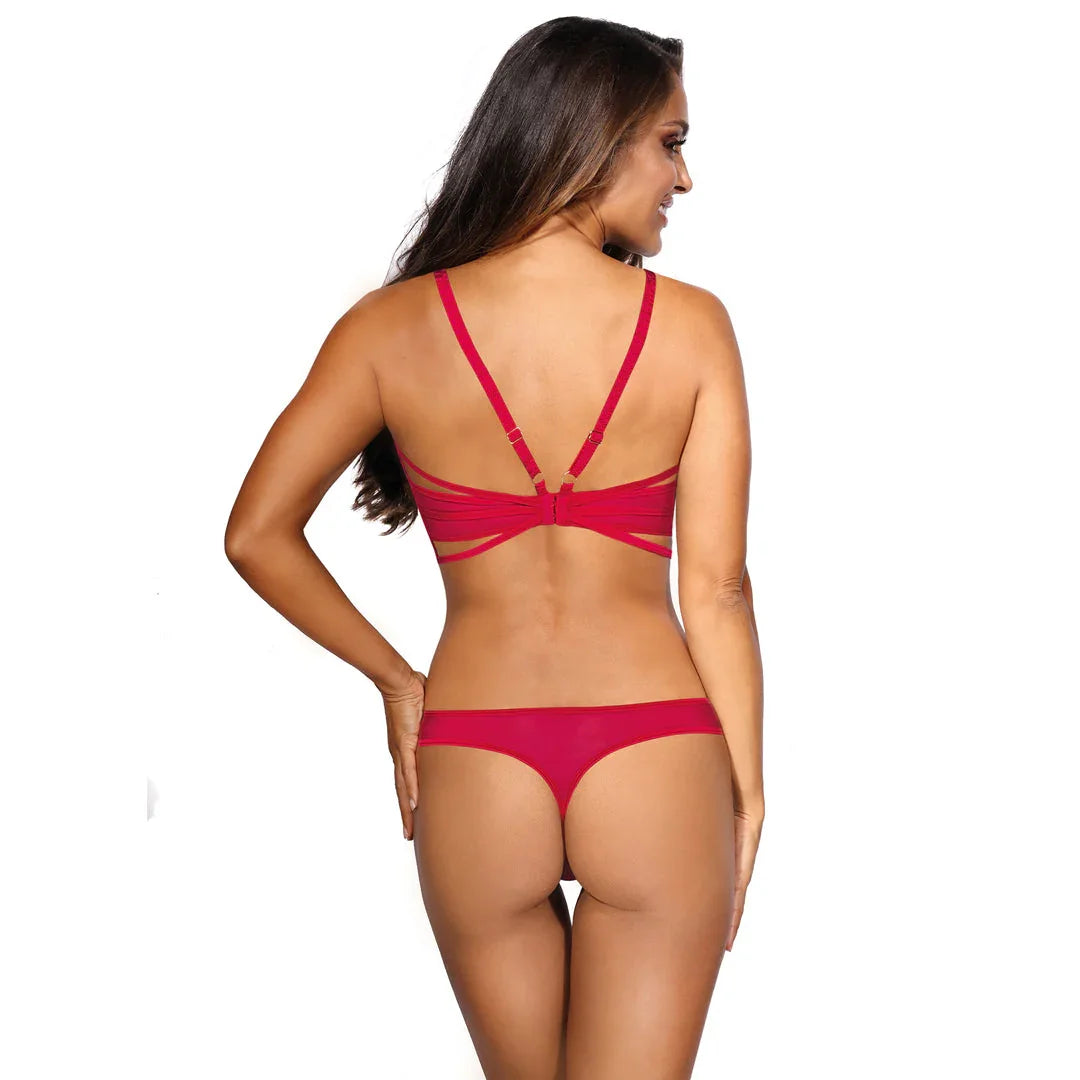Axami Sexy Open Cup Shelf Bra Cherry Bomb - STREET STYLE