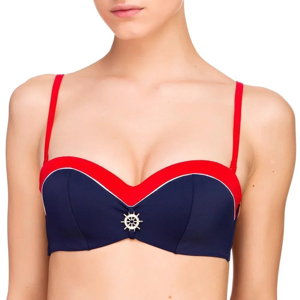 Lightly Lined Bikini Top Lauma Swim Regatta - STREET STYLE