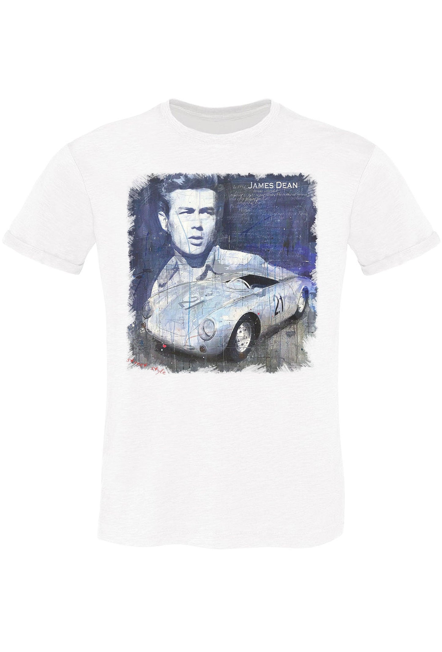T-shirt Uomo Street Style - James Dean Blu - STREET STYLE