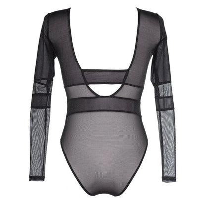 Axami Miami Vibe Sheer Shimmer Mesh Teddy - STREET STYLE