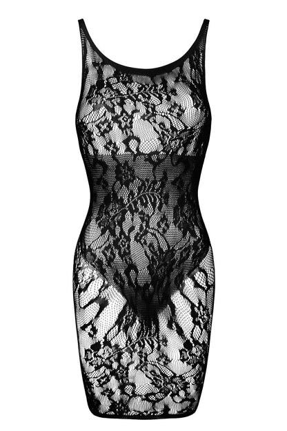 Sexy Sheer Lace Mini Dress Beauty Night Donna - STREET STYLE