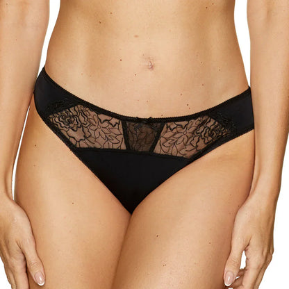 Semi Sheer Bikini Panty Gorteks Pamela Black - STREET STYLE