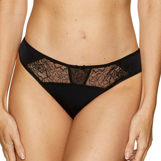 Semi Sheer Bikini Panty Gorteks Pamela Black - STREET STYLE