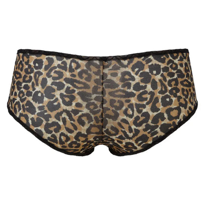 Gossard Glossies Leopard Print Sheer Boyshort Panty - STREET STYLE
