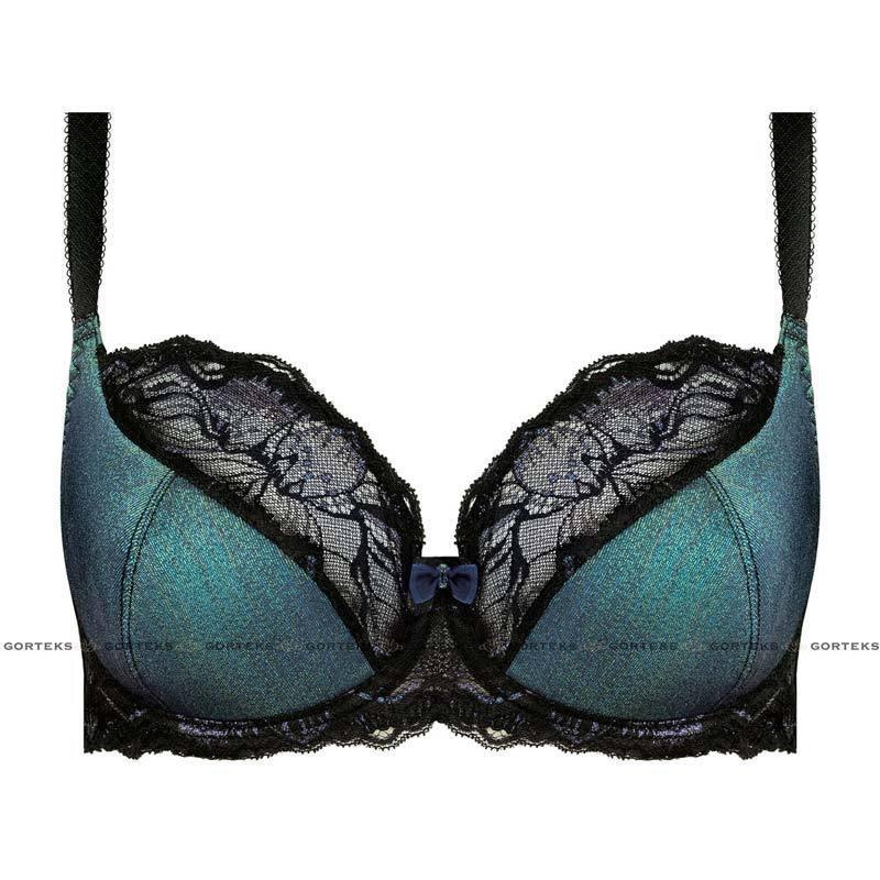 Half Padded Bra Full Figure Cups Gorteks Ariel - STREET STYLE