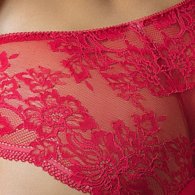 Lavinia Raspberry Kiss Lace Bikini Panty - STREET STYLE