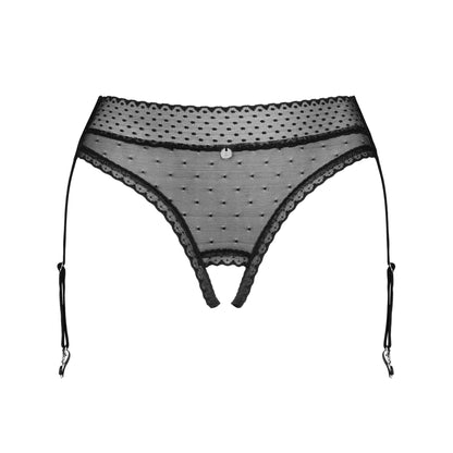 Sexy Open Crotch Panty Garter Belt Obsessive Lanelia - STREET STYLE