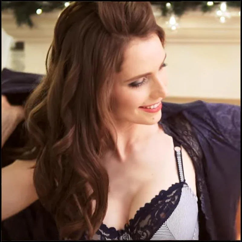 Lightly Padded Balcony Bra Lauma Navy - STREET STYLE