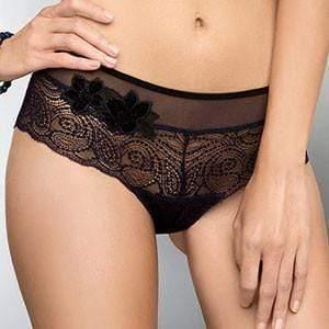 Lise Charmel Fleur de Kerala Luxury Sheer Lace Boyshort Panty - STREET STYLE