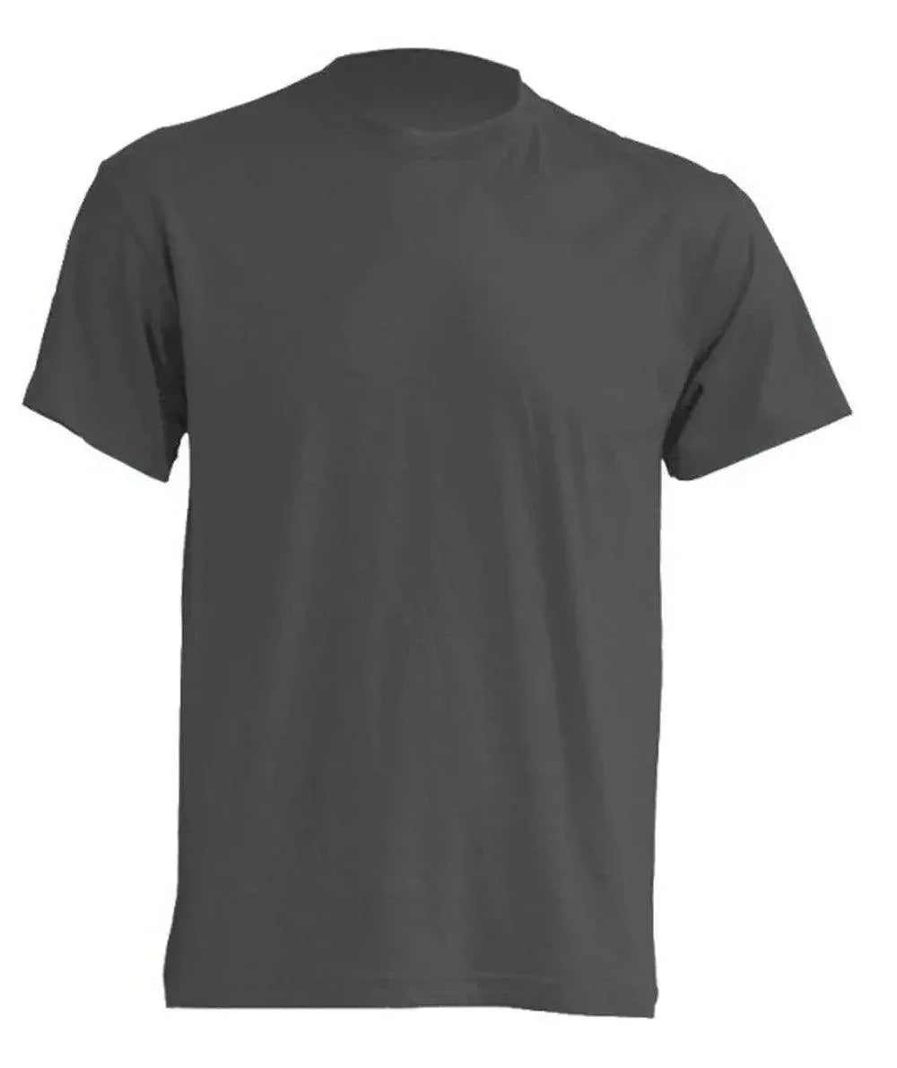 T-shirt uomo streetwear nera in cotone, stile urban minimalista, maniche corte e girocollo