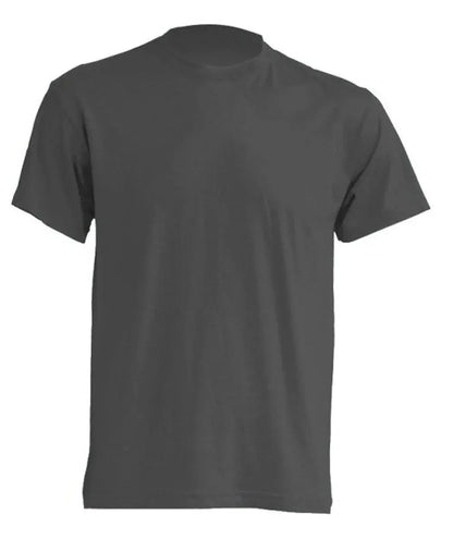T-shirt uomo streetwear nera in cotone, stile urban minimalista, maniche corte e girocollo