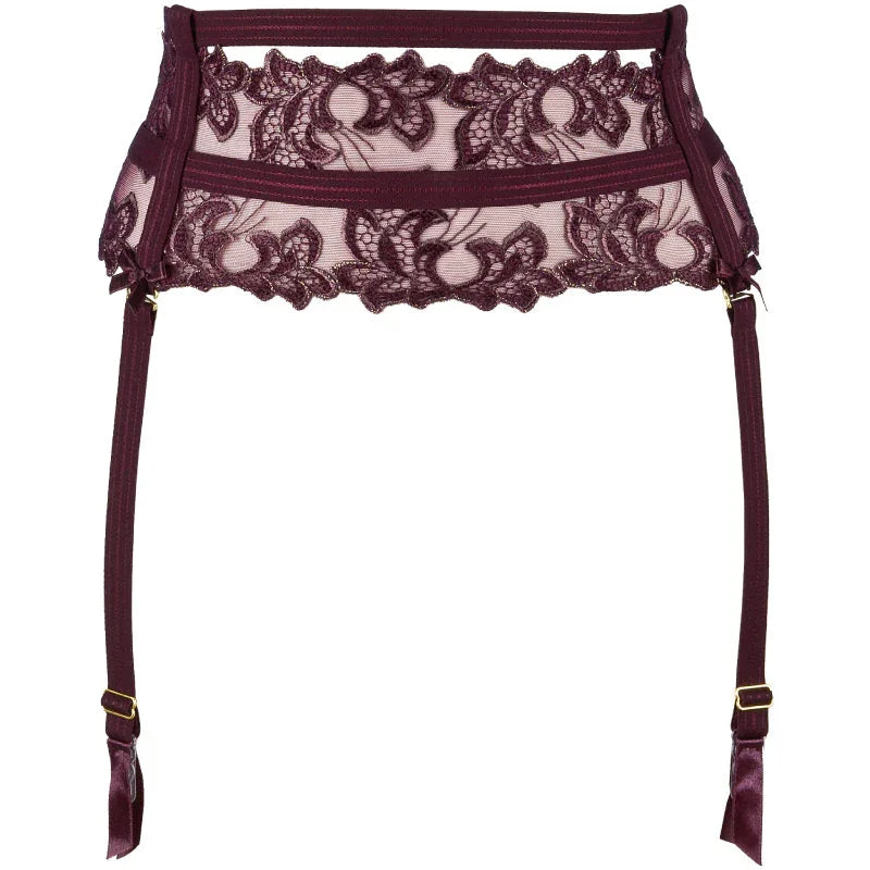 Axami Malaga Loca Sheer Lace Garter Belt - STREET STYLE