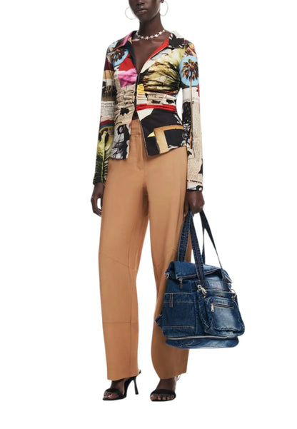 Bag Desigual back modular 25 denim voyager Denim - STREET STYLE