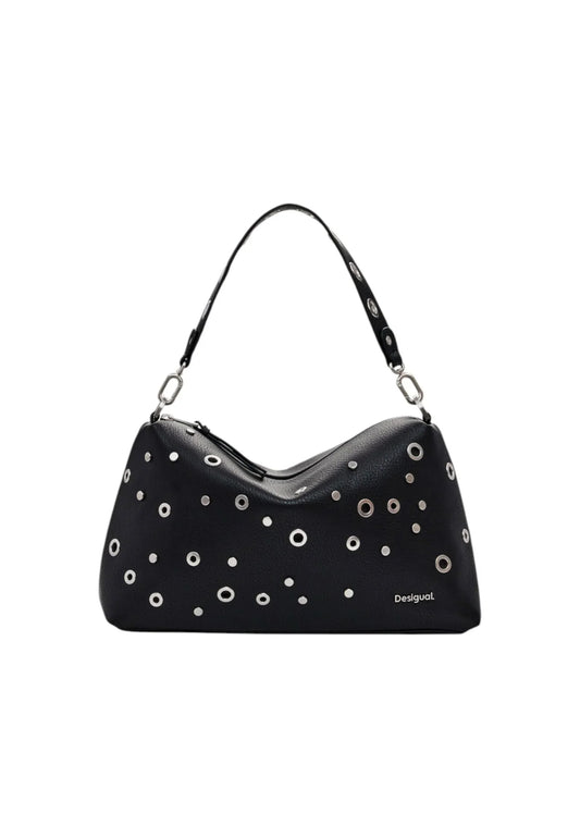 Bag Desigual bag_rebel bergamo black Black - STREET STYLE