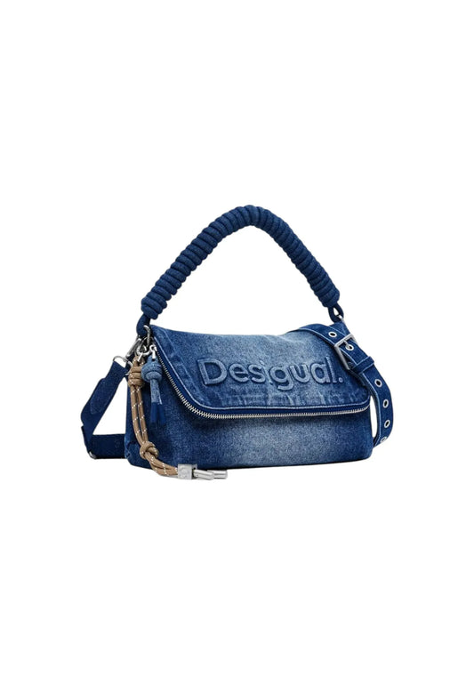 Bag Desigual bag_half logo denim venecia 3.0 Denim - STREET STYLE