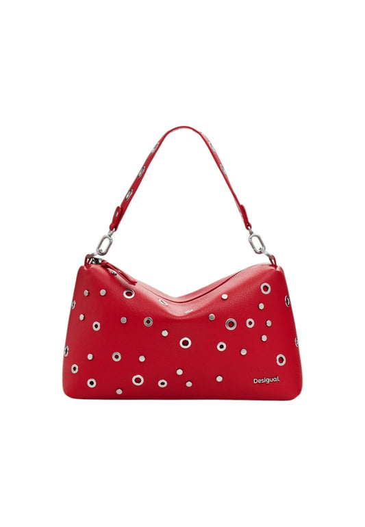 Bag Desigual bag_rebel bergamo red Red - STREET STYLE