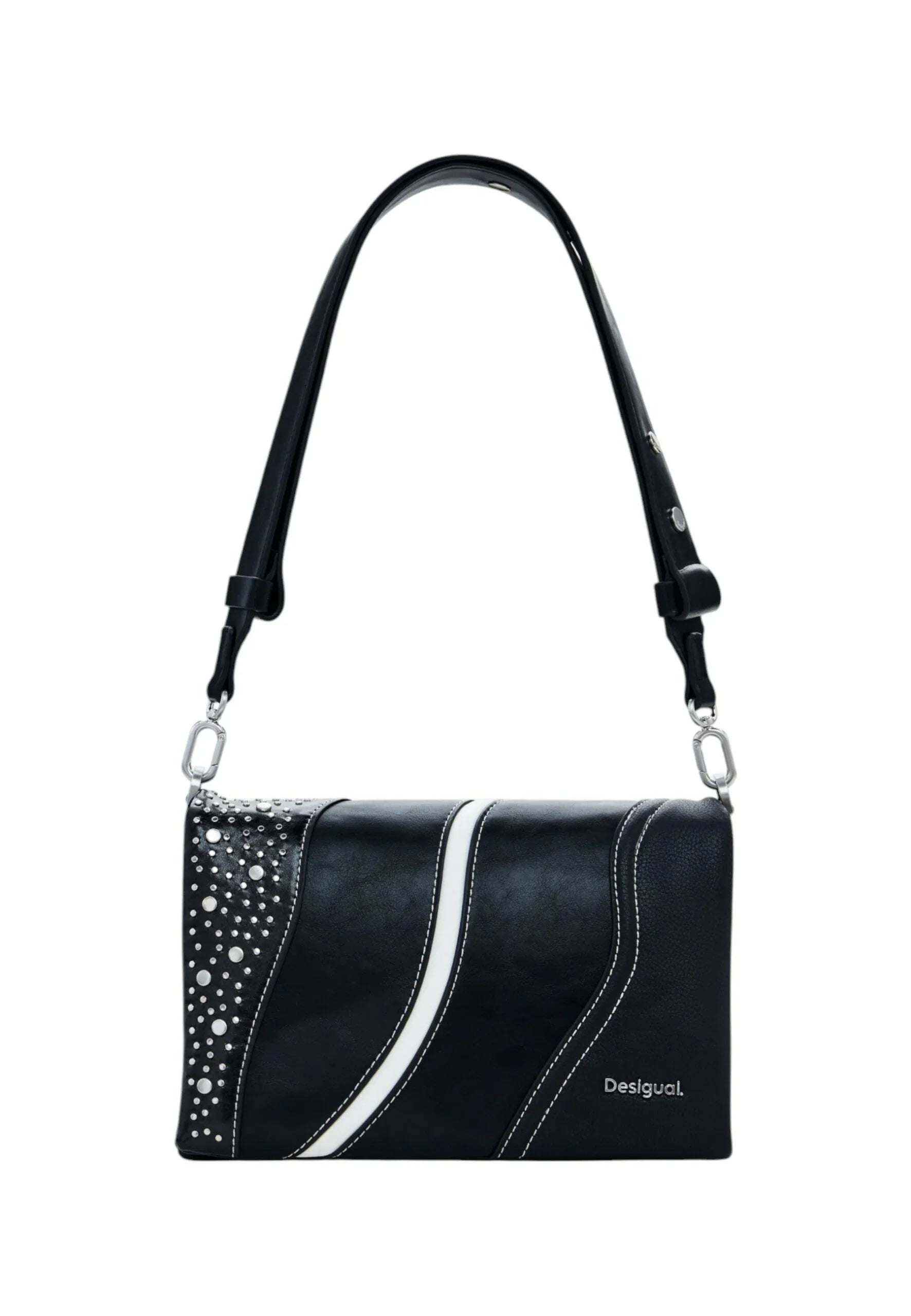 Bag Desigual bag_punkette dortmund flap Black - STREET STYLE