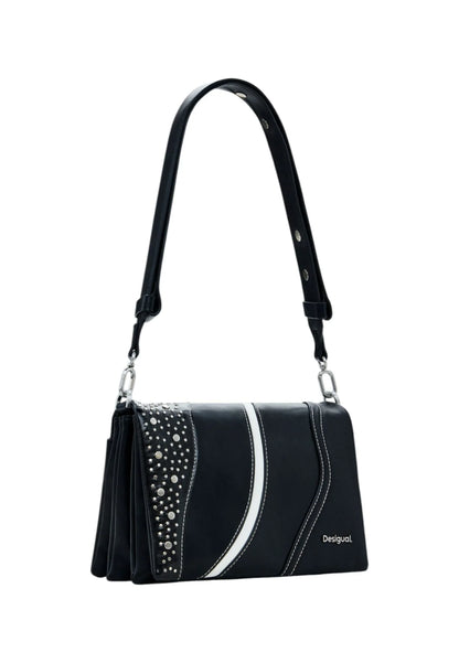 Bag Desigual bag_punkette dortmund flap Black - STREET STYLE