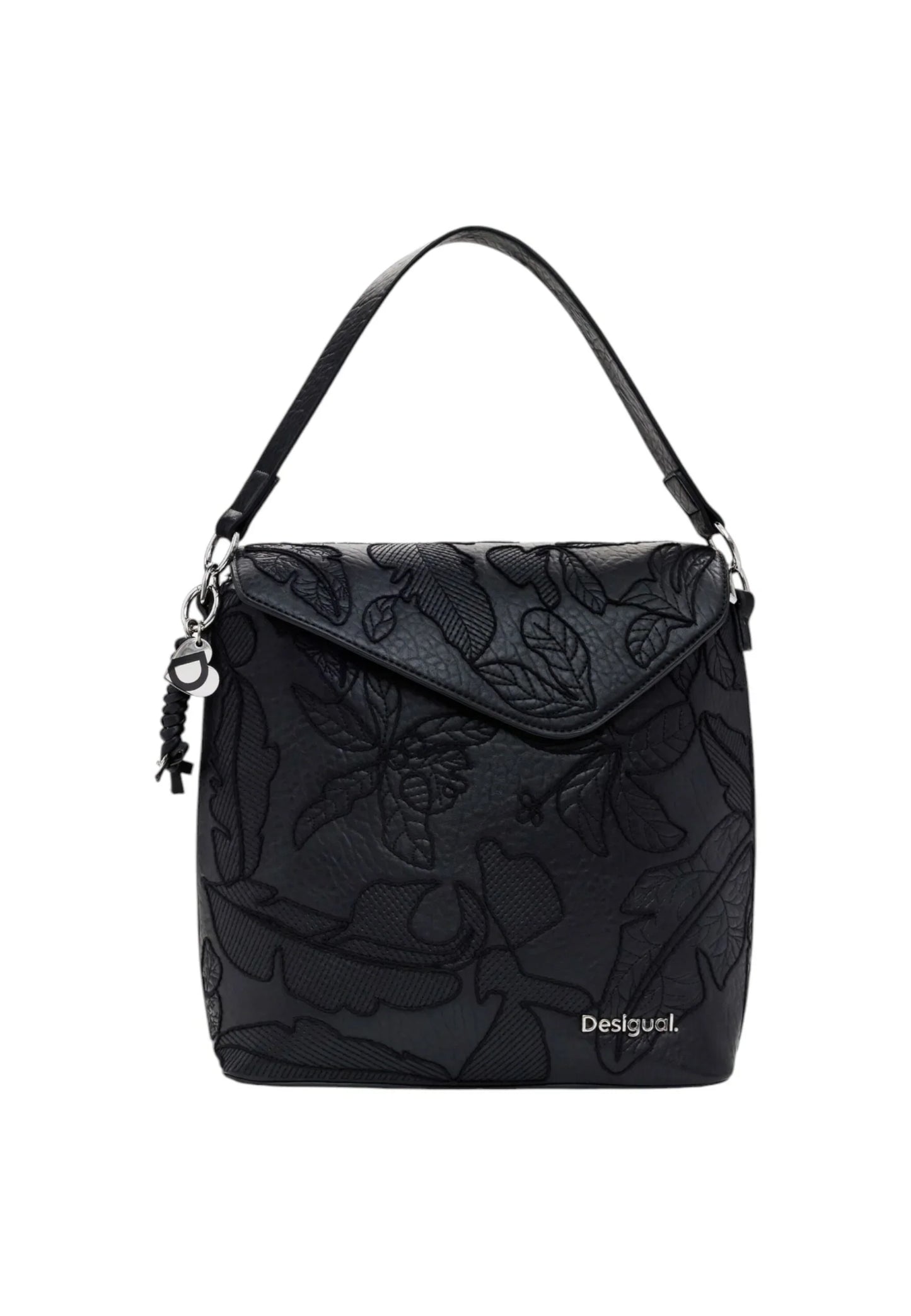 Backpack Desigual back_jolie jersey Black - STREET STYLE