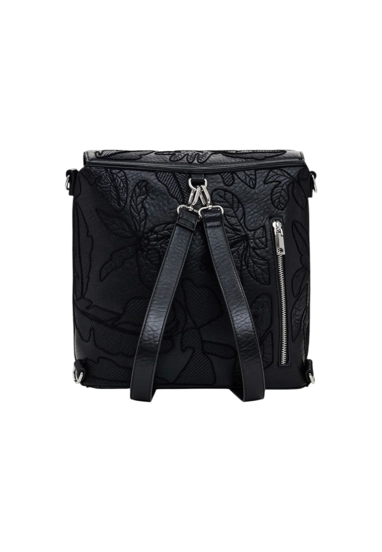 Backpack Desigual back_jolie jersey Black - STREET STYLE
