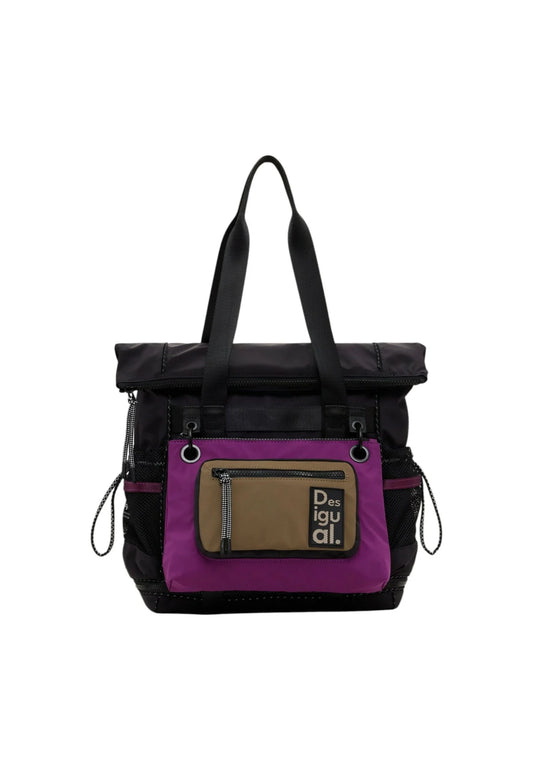 Backpack Desigual back_modularis 25 voyager Black - STREET STYLE