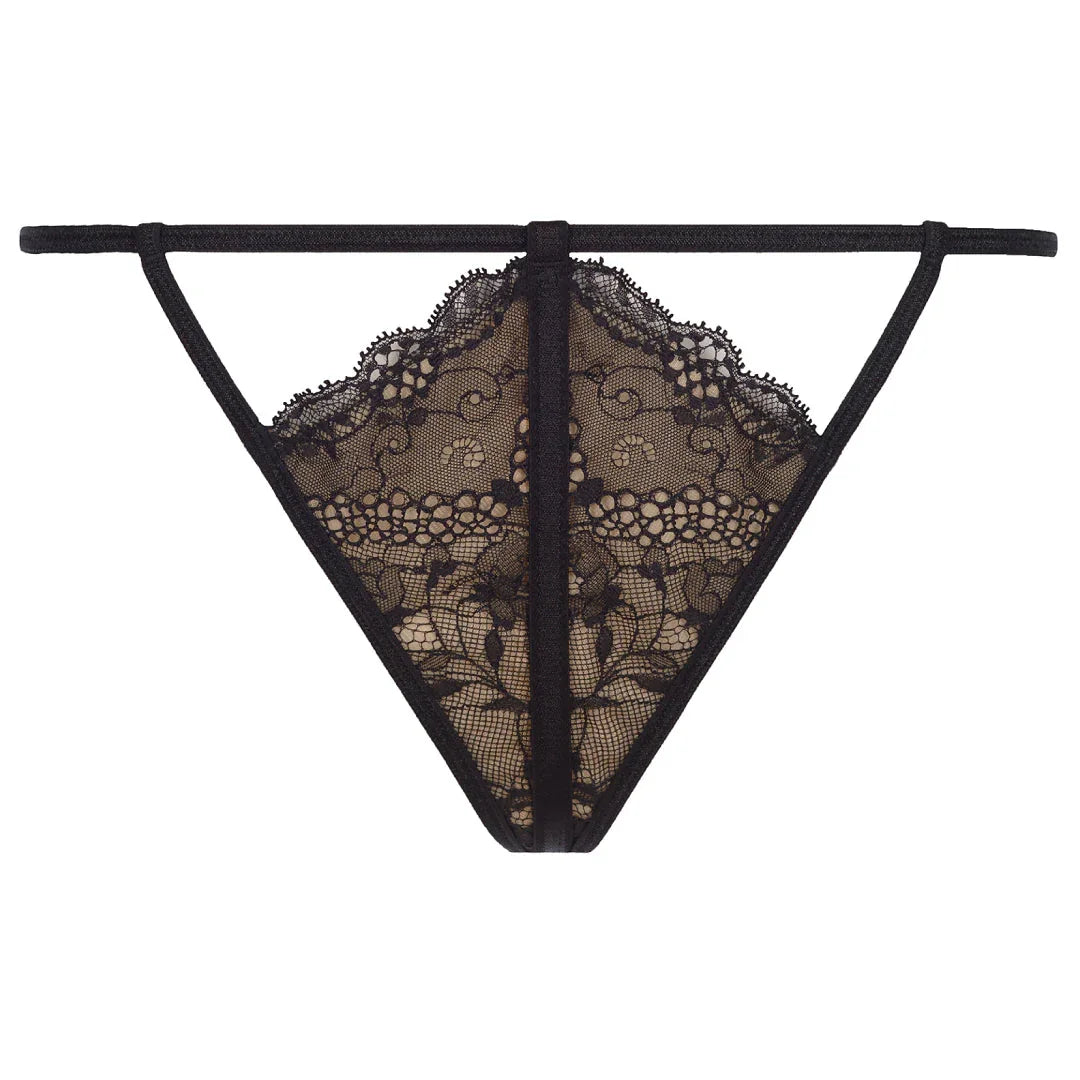 Axami Panna Cotta Lace G-String Thong - STREET STYLE