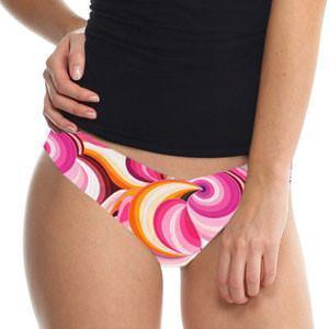 Playful Print Seamless Thong Panty Commando - STREET STYLE