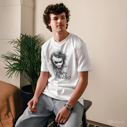 T-shirt Joker  Uomo - Stilizzato Cinema Made in Italy