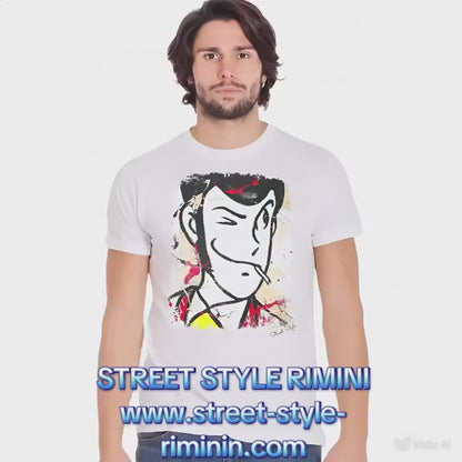 Lupin Color — T-Shirt Uomo Urban Slub Cotone Fiammato