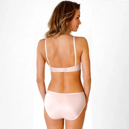 Rosme Invisible Strapless Molded Cup Balconette Bra - STREET STYLE