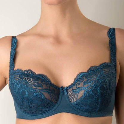 Semi-Sheer Lace Full Figure Bra Vova Laura - STREET STYLE