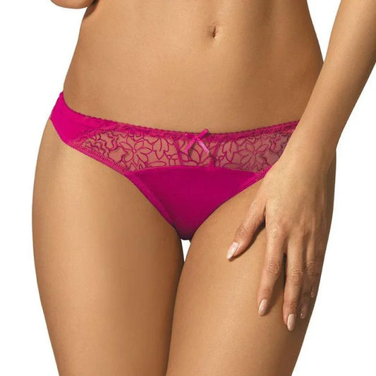 Semi Sheer Low Rise Bikini Panty Gorteks Pamela Pink - STREET STYLE