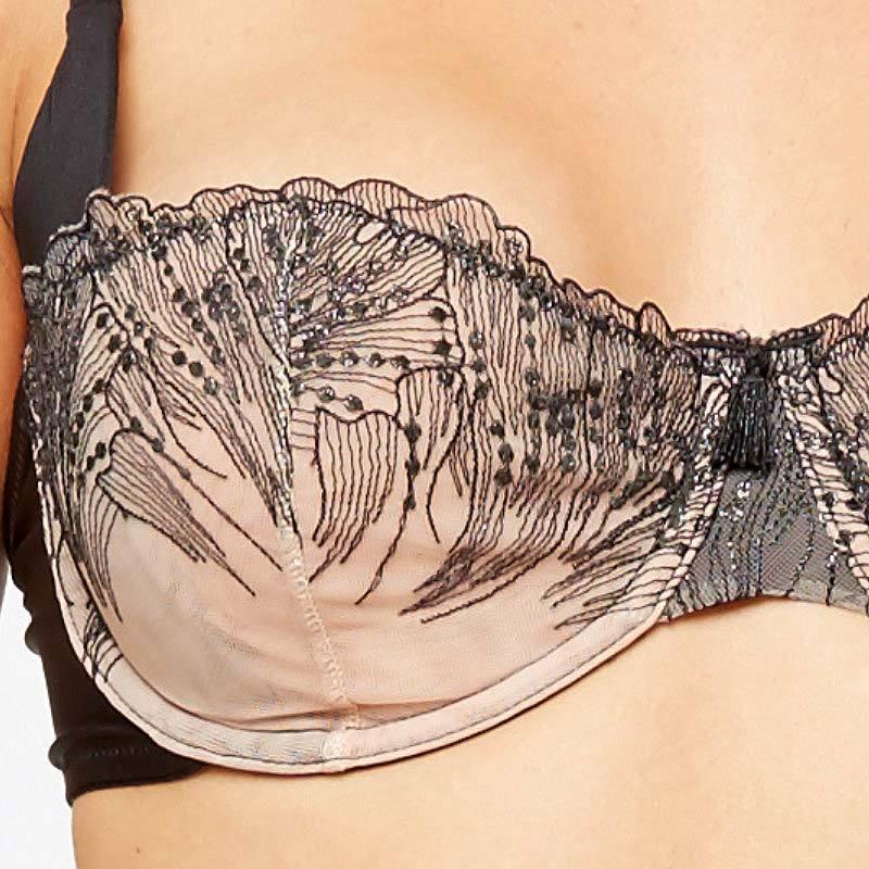 Sexy Double Mesh Balconette Bra Montelle Gatsby - STREET STYLE
