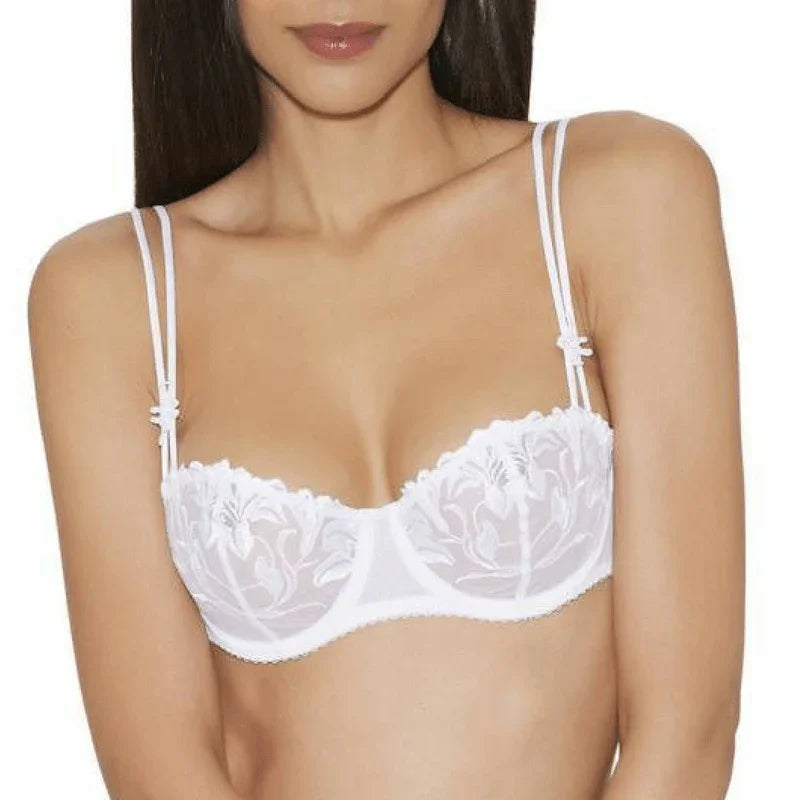 Aubade Jardin Des Delices Sheer Half Cup Bra - STREET STYLE