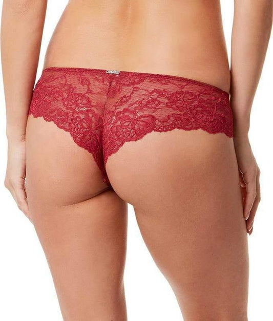 Sheer Lace Brazilian Panty Montelle Flirt Twilight - STREET STYLE