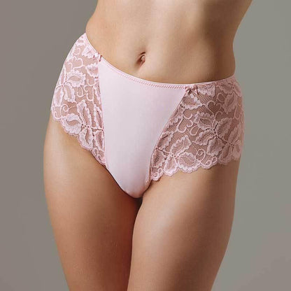 Sheer Lace Tanga Panty Lavinia Dare Me Powder Pink - STREET STYLE