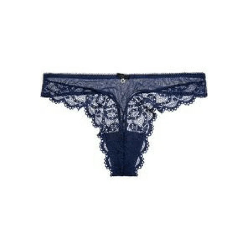 Sheer Lace Thong Panty Montelle Twilight - STREET STYLE