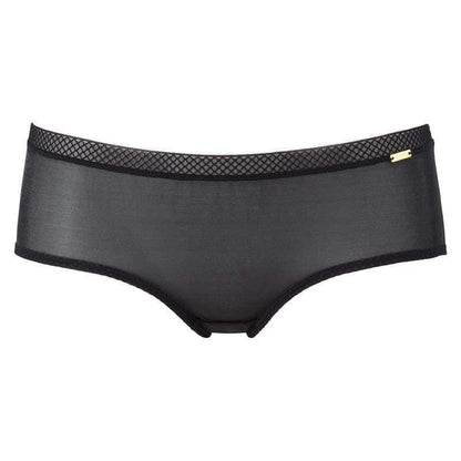 Sheer Shorts Panty Gossard Glossies Black - STREET STYLE